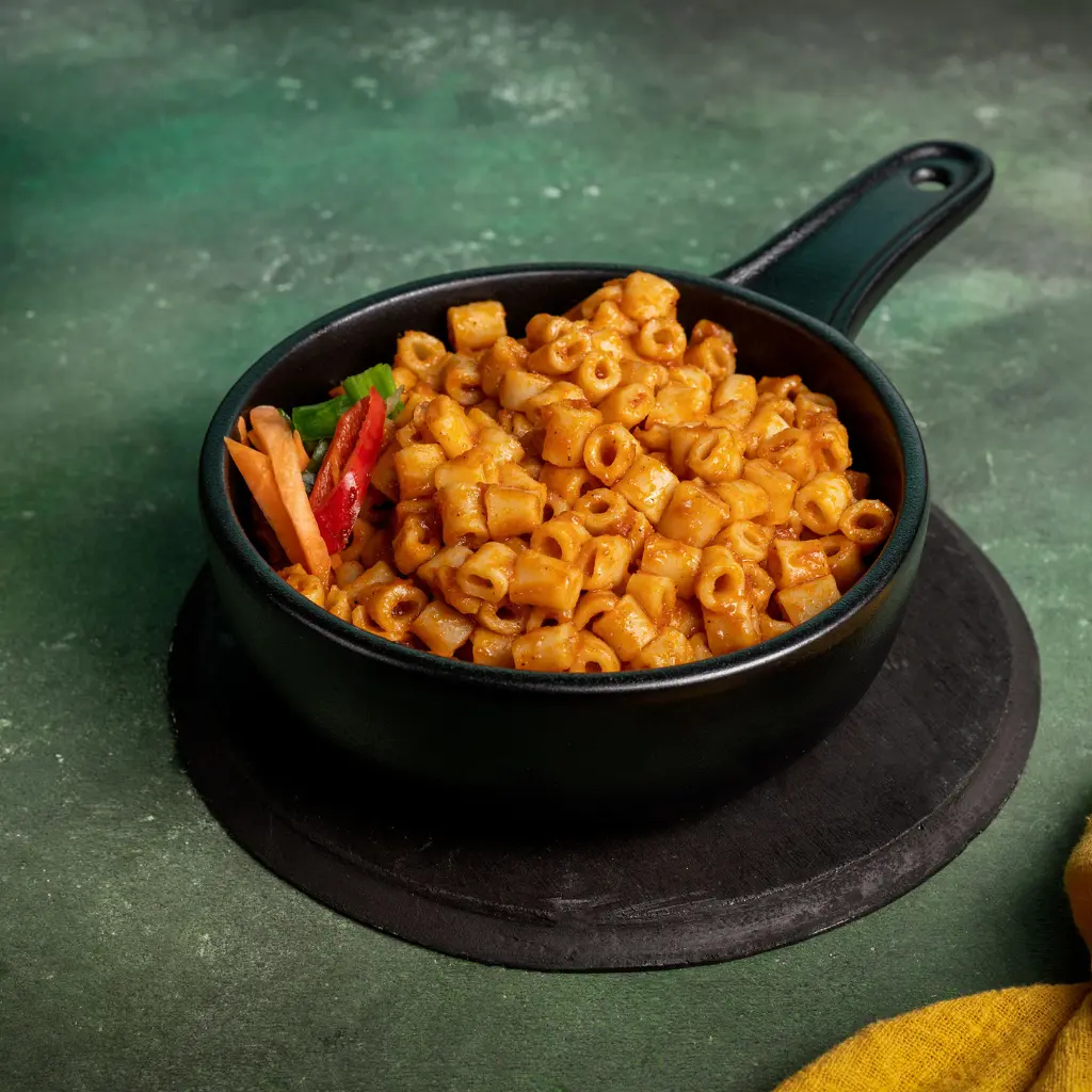Rings Macaroni With Sauce